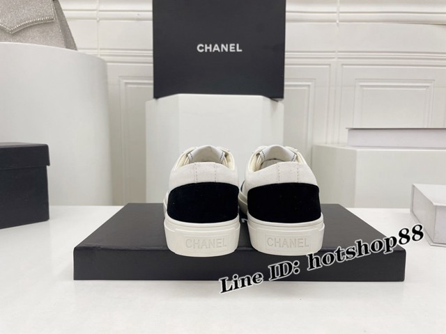 chanel香奈兒2022早春王炸爆款內增高拼色細帶帆布鞋 頂級版本餅乾鞋女鞋 dx2444